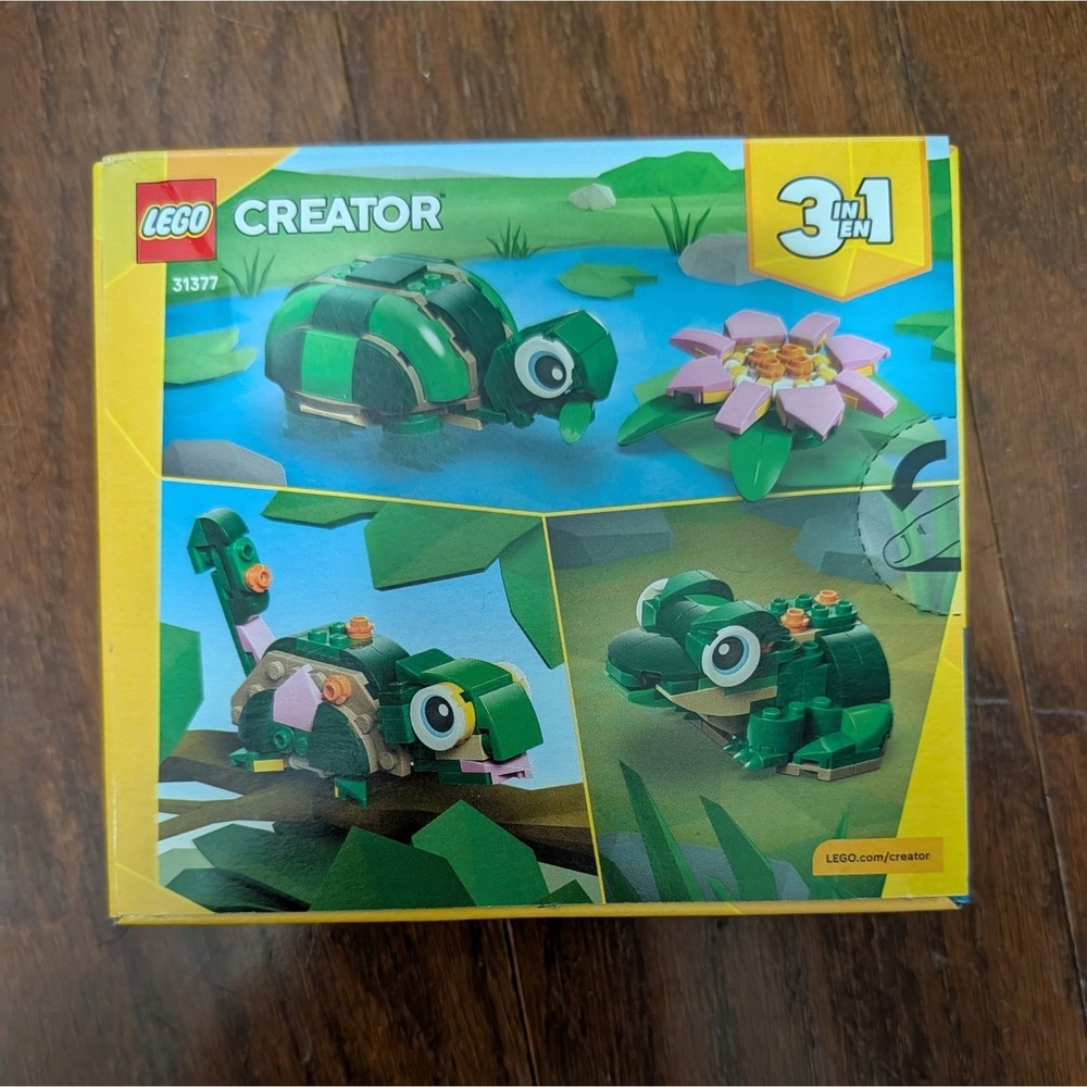 LEGO Creator 3 in 1 Bundle 31376 Hamster & 31377 Turtle Animals Building Set NIB - Picture 7 of 10